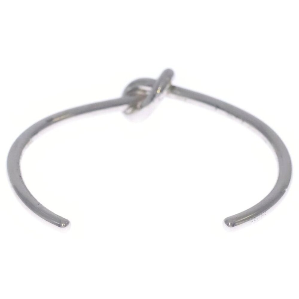 Celine Knot Bangle Bracelet Silver M - Picture 2 of 6